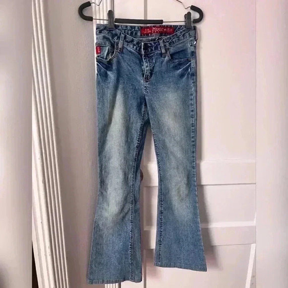 Vintage 90's Y2K Mudd Flare Jeans RARE - Picture 5 of 6